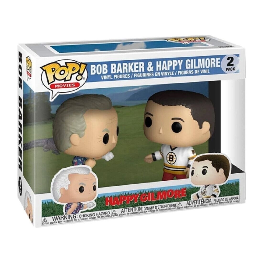 Funko Pop Movies Happy Gilmore Happy And B.Barker 2-Pack Multicolor 46849