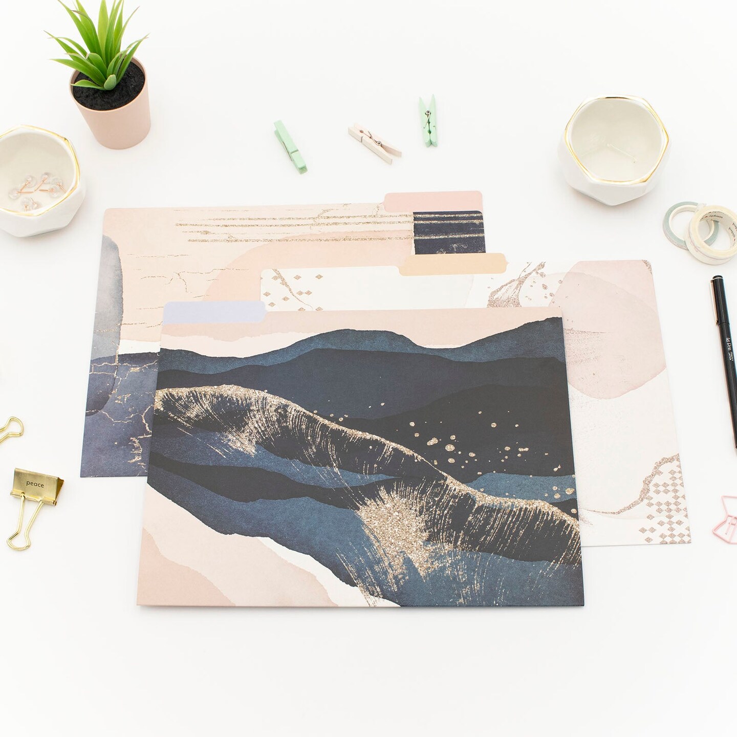 bloom daily planners File Folder Set, Golden Hour