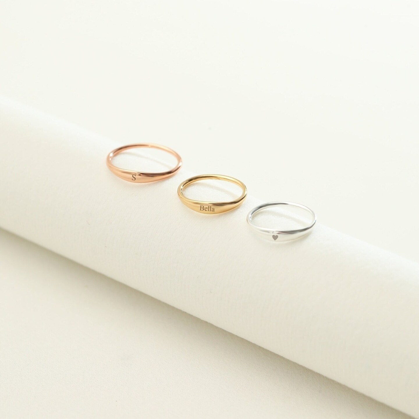 Gold Filled Thin, Multi Stone Ring - Our Golden Hill R2426 – Artisan Look