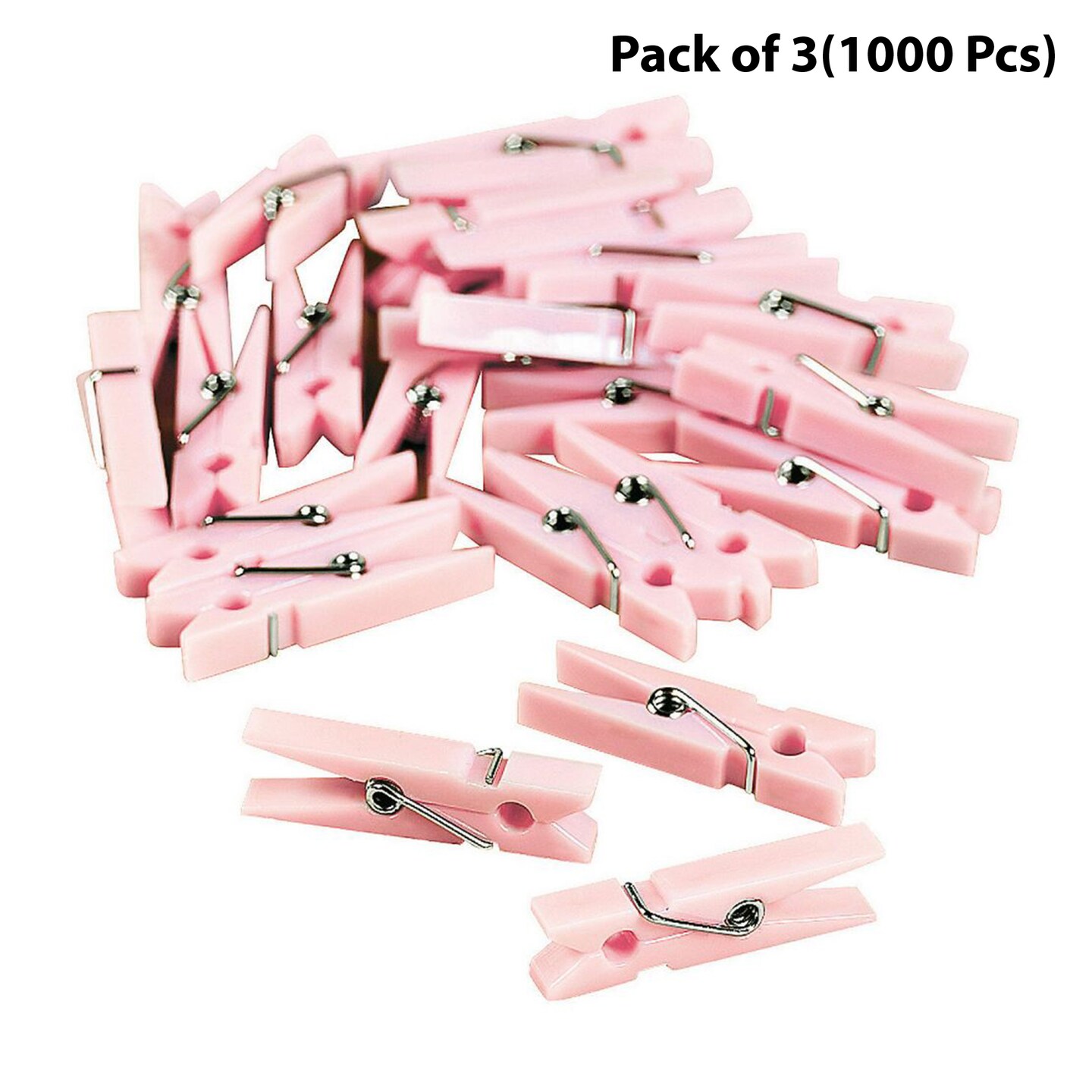 Mini Clothespins Pink 1 1/2-Inch &#x2013; Ideal for Laundry Drying &#x26; Organization | Laundry Clips &#x26; Accessories | MINA&#xAE;