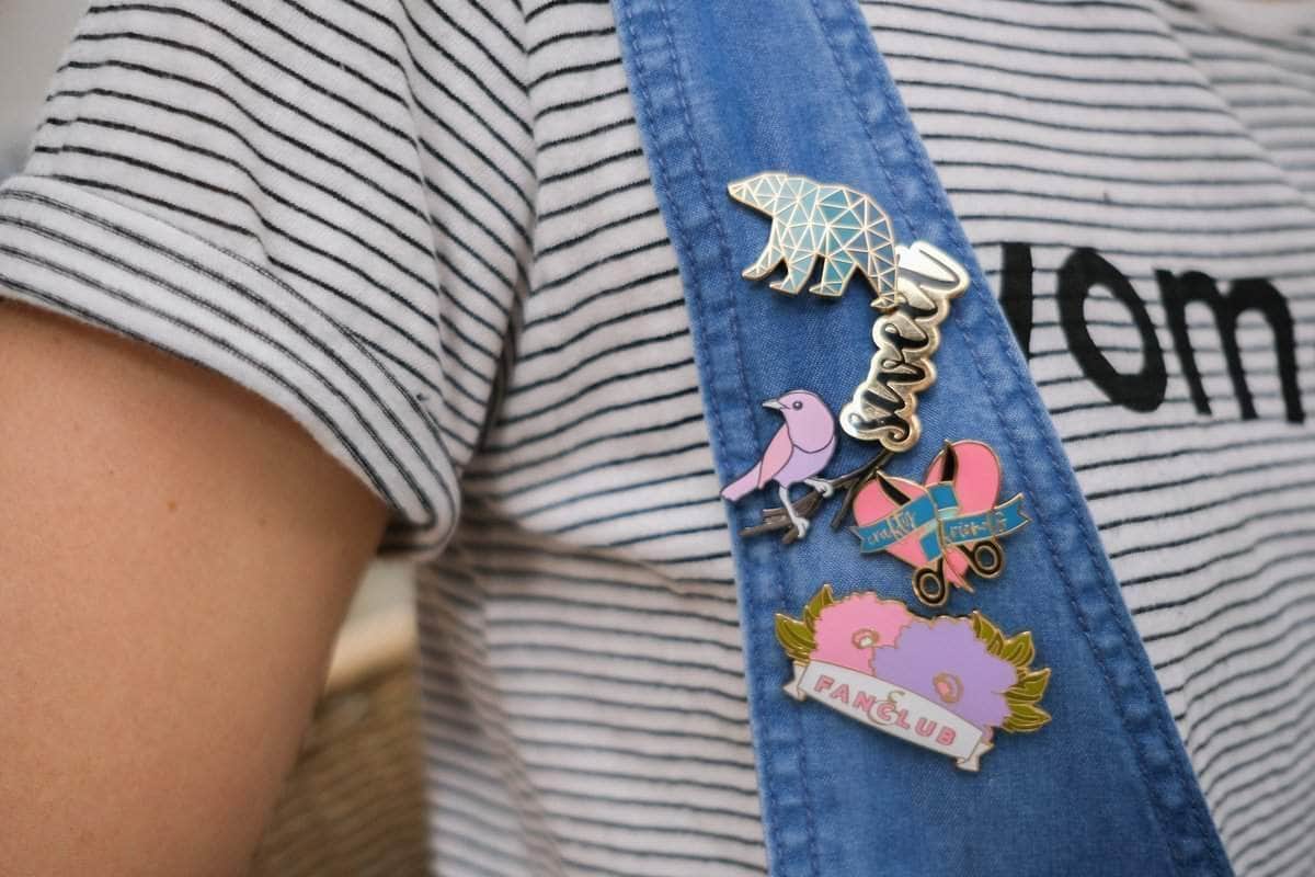 Birds of a Feather Enamel Pin