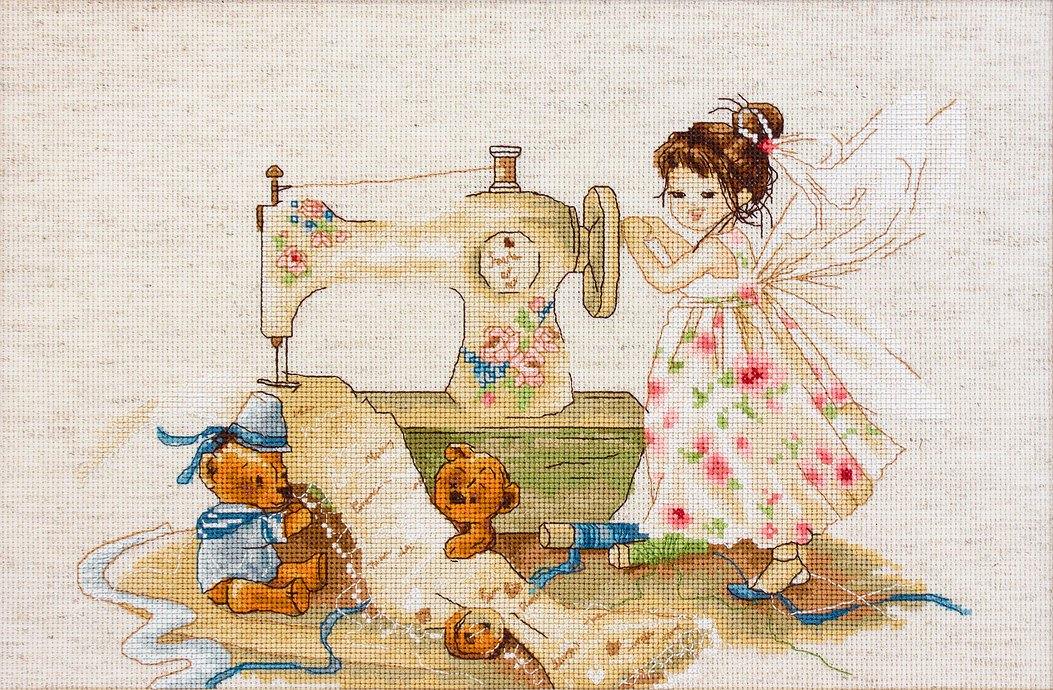 The Fairy-Needlewoman B1116L Counted Cross-Stitch Kit