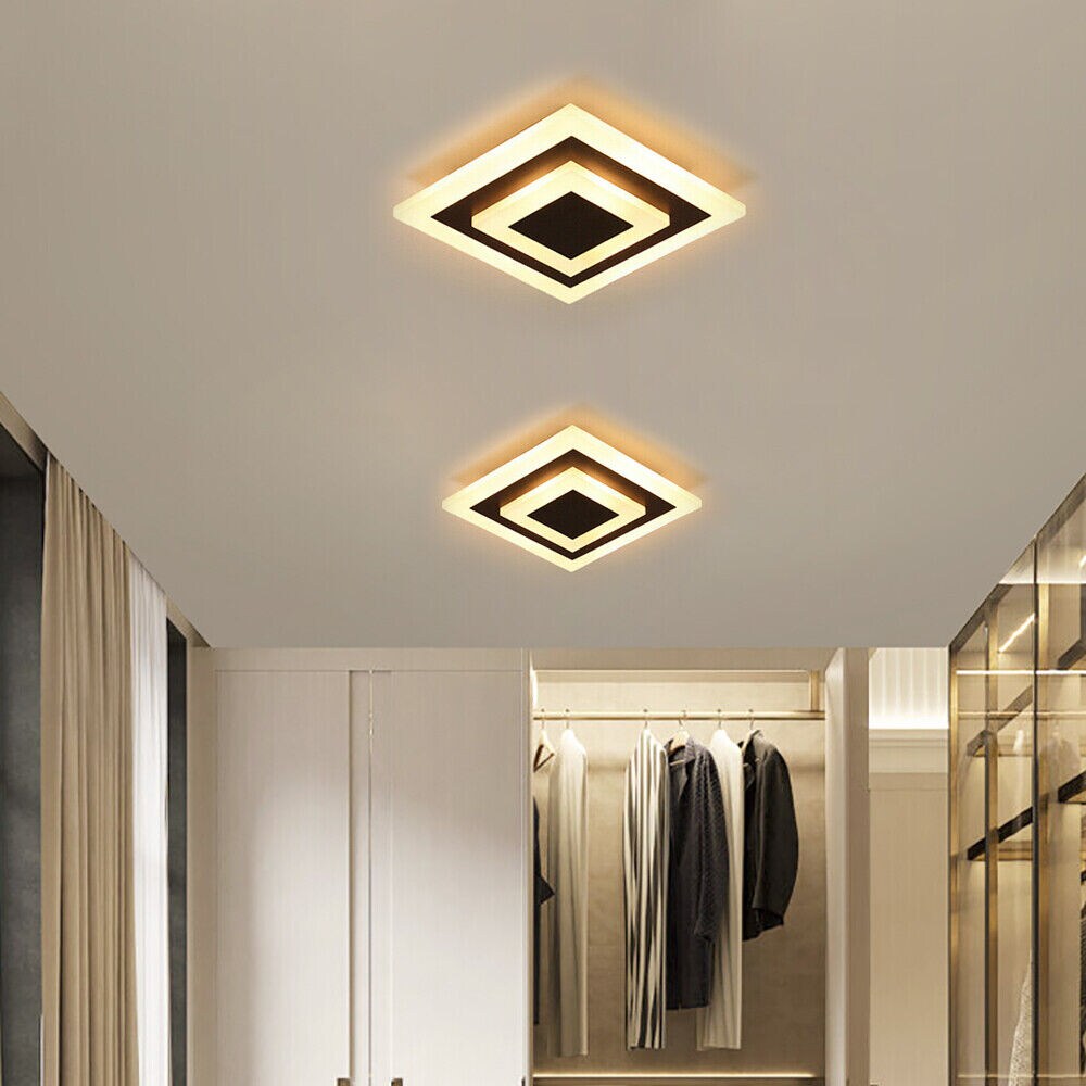 Kitcheniva Modern Dimmable Acrylic Square Ceiling Lamp Fixture