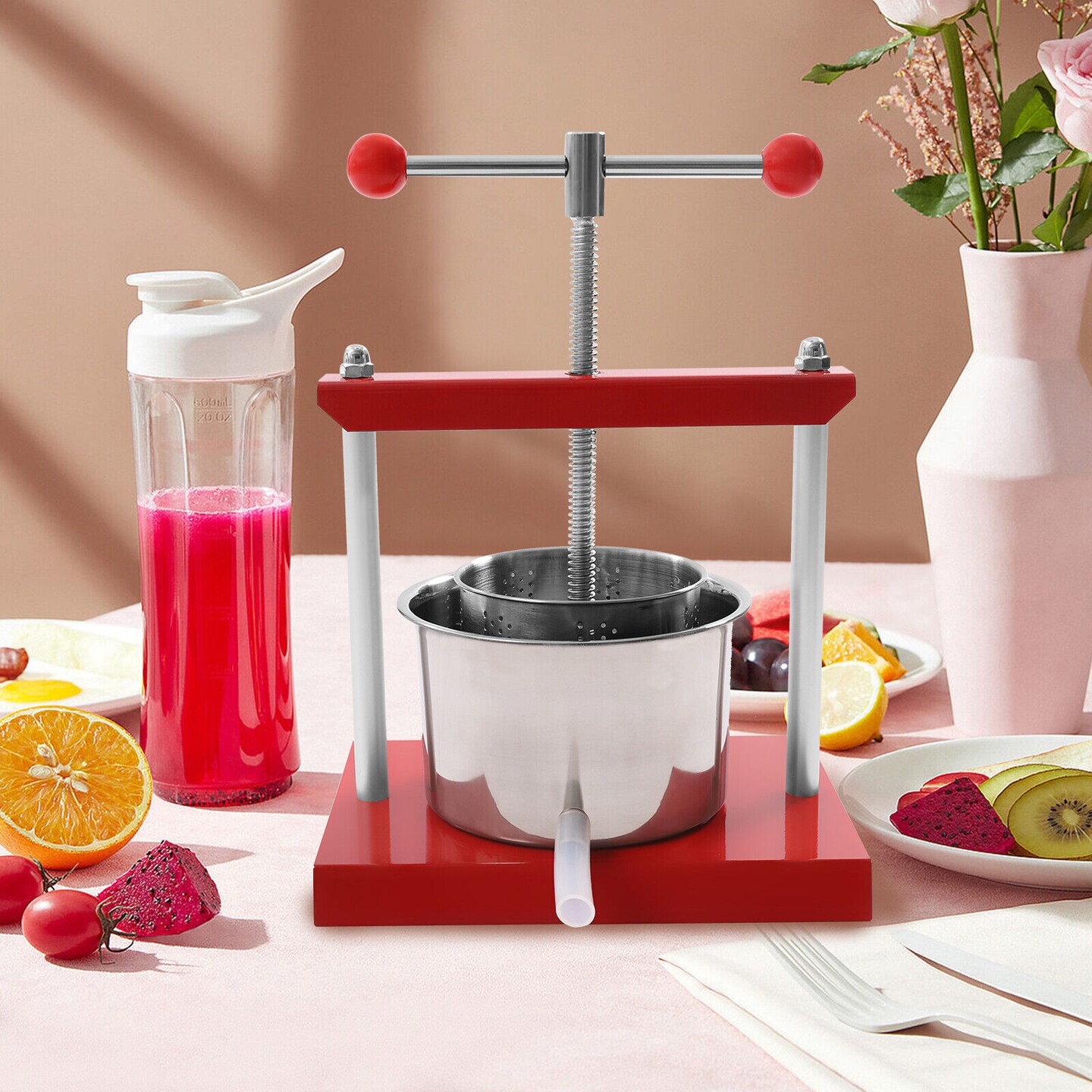 Kitcheniva 3L Fruit Wine Press Juicer Maker