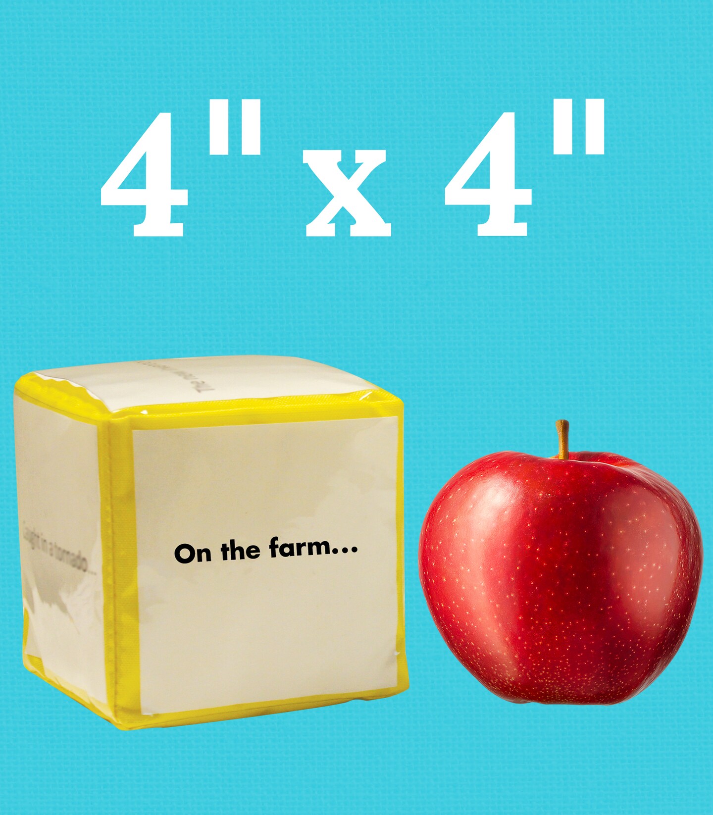 Carson Dellosa Differentiated Instruction Activity Cube Set, Green, Yellow, and Blue 4" x 4" Foam Blocks With Clear Pockets for Cross-Curricular Activities, DIY Dice Games