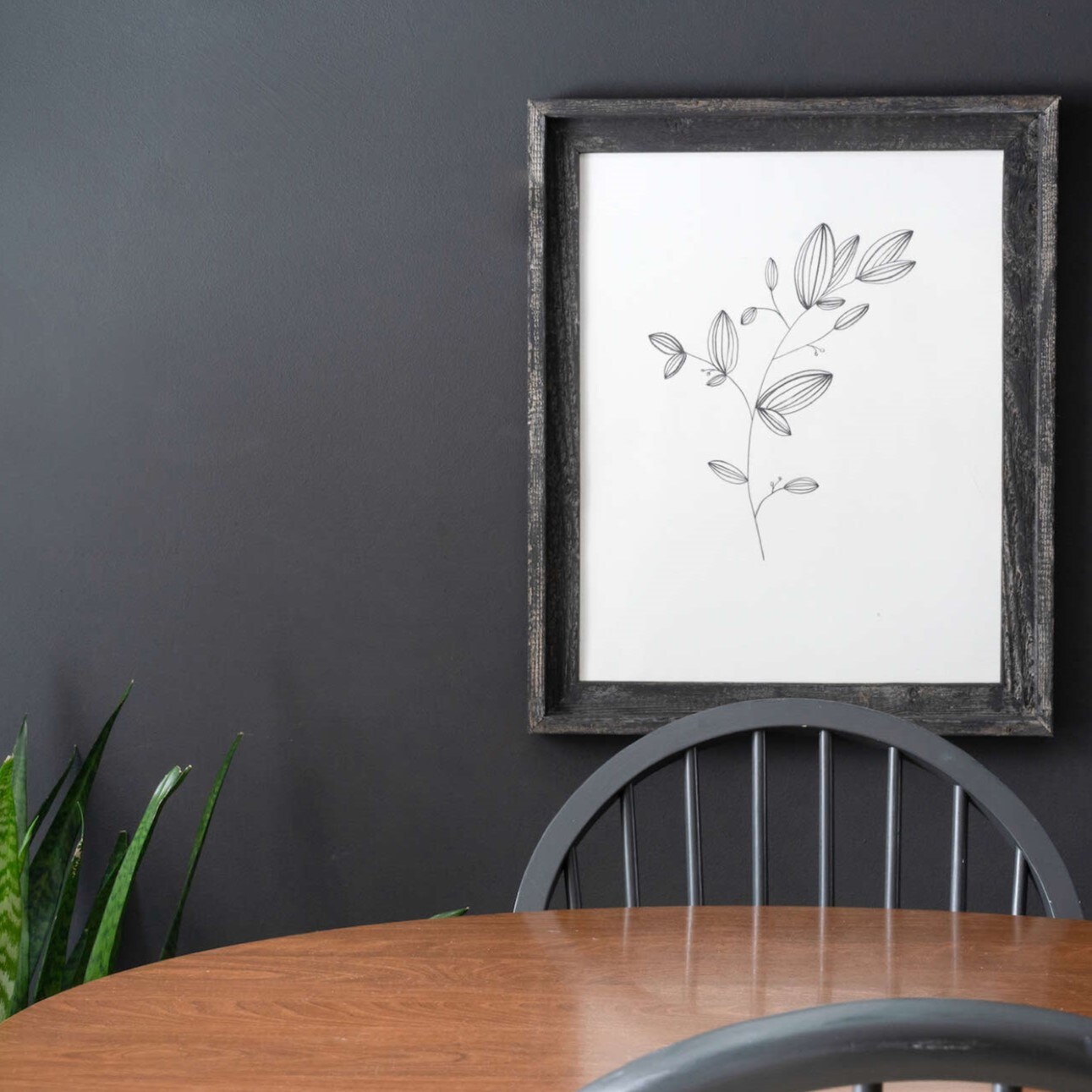 Rustic Farmhouse Signature Series 8.5 in. x 14 in. Reclaimed Wood Picture Frame