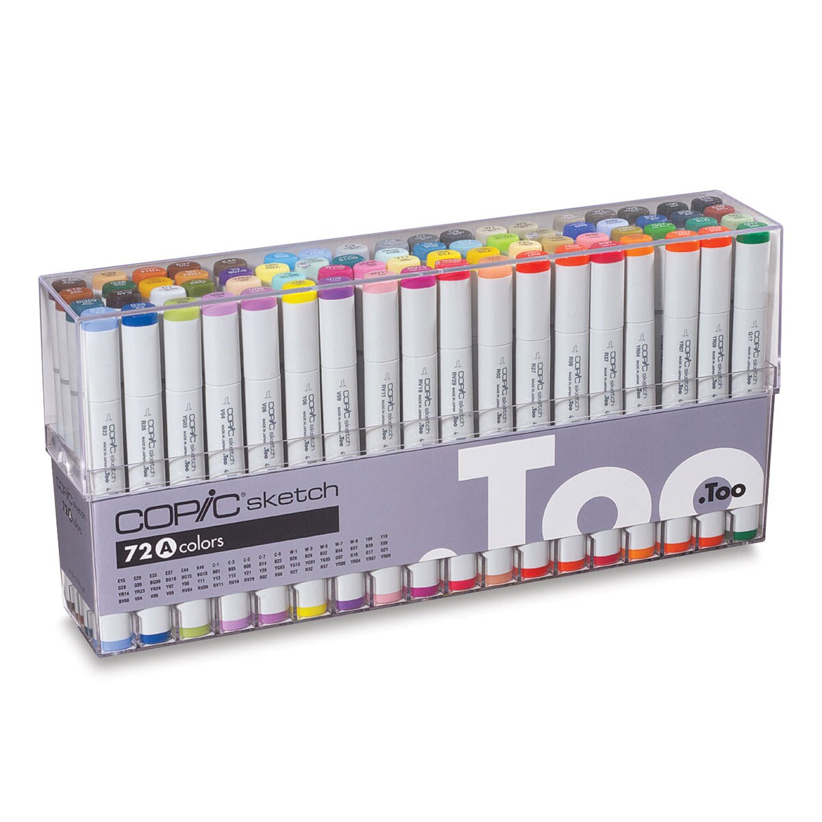  Copic, 72-Color Sketch Marker Set, Multi Count : Arts, Crafts &  Sewing