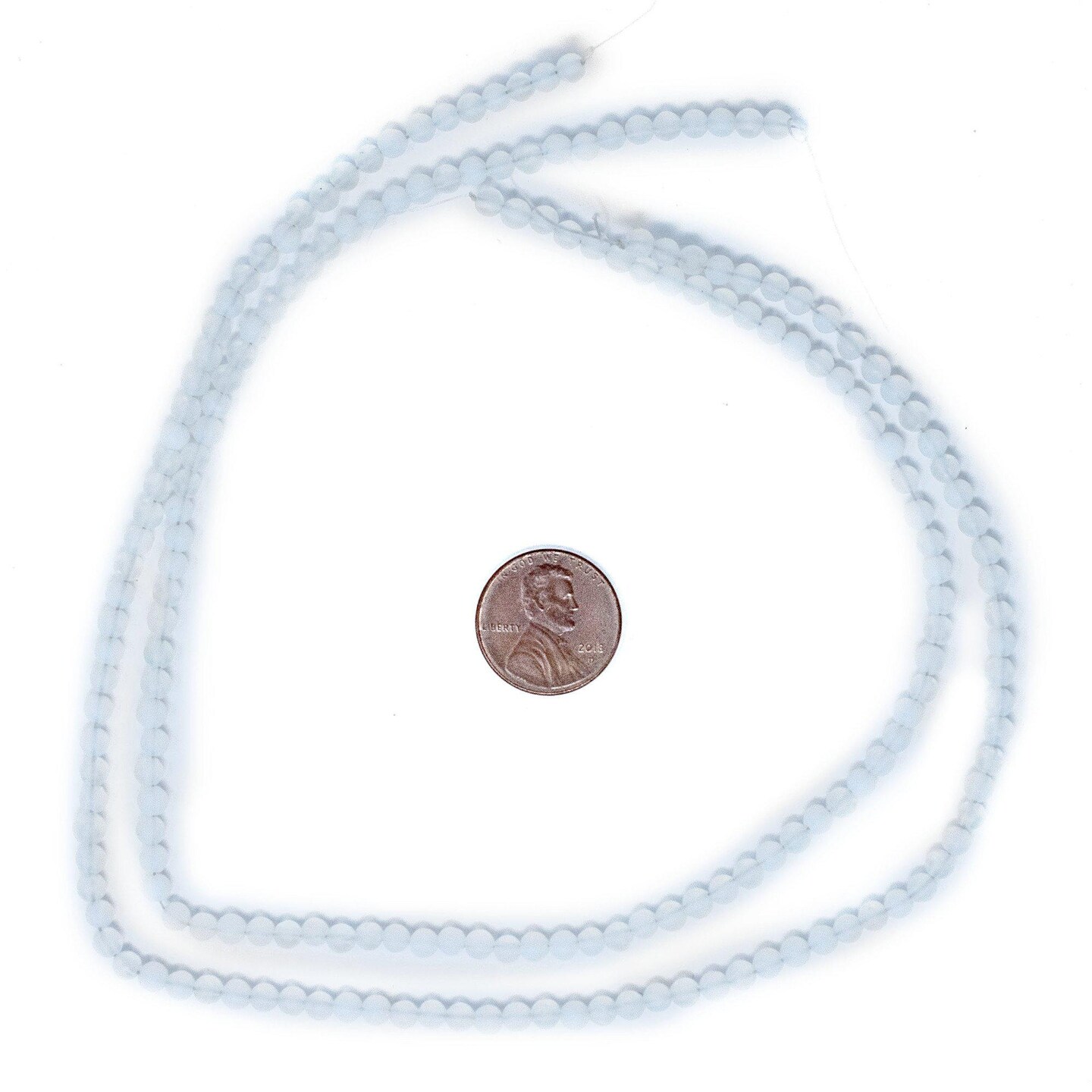 TheBeadChest Matte Round Moonstone Opalite Beads (4mm): Organic Gemstone Round Spherical Energy Stone Healing Power Crystal for Jewelry Bracelet Mala Necklace Making