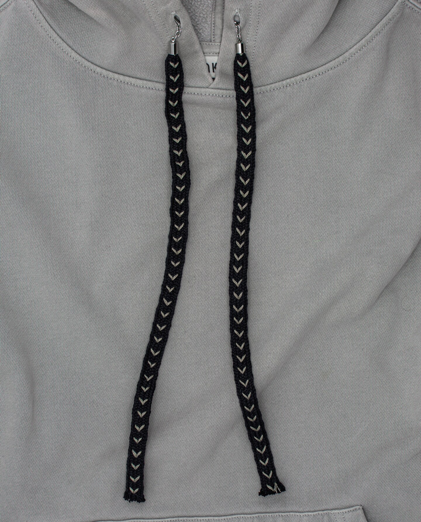 Decorative Hoodie Strings, Shoe Charms Navy Heart Braid Stitch Lace