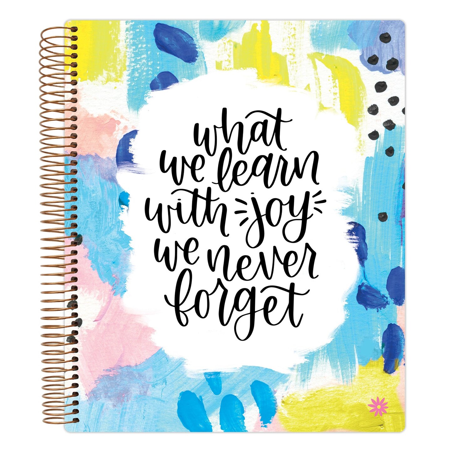 bloom daily planners Undated Teacher Planner &#x26; Calendar, Learn with Joy