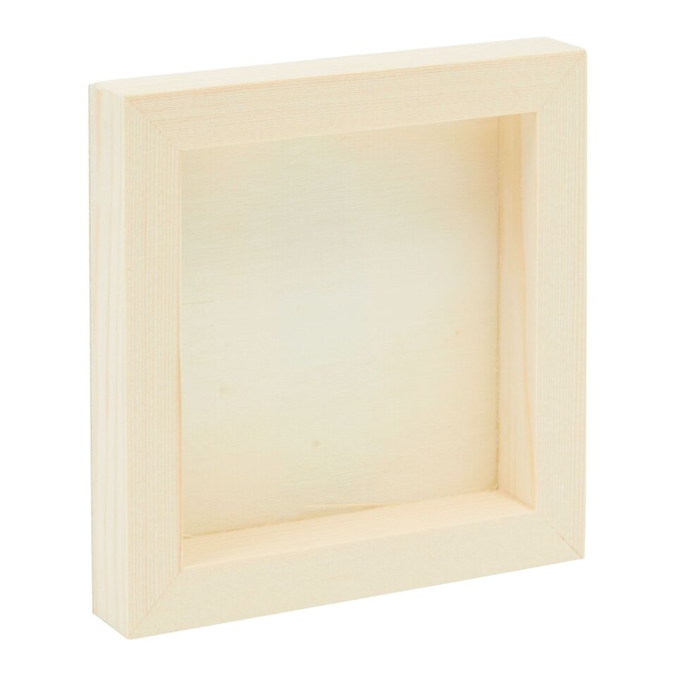 6 Pack Unfinished Wood Canvas Boards for Painting 5x5 Panels