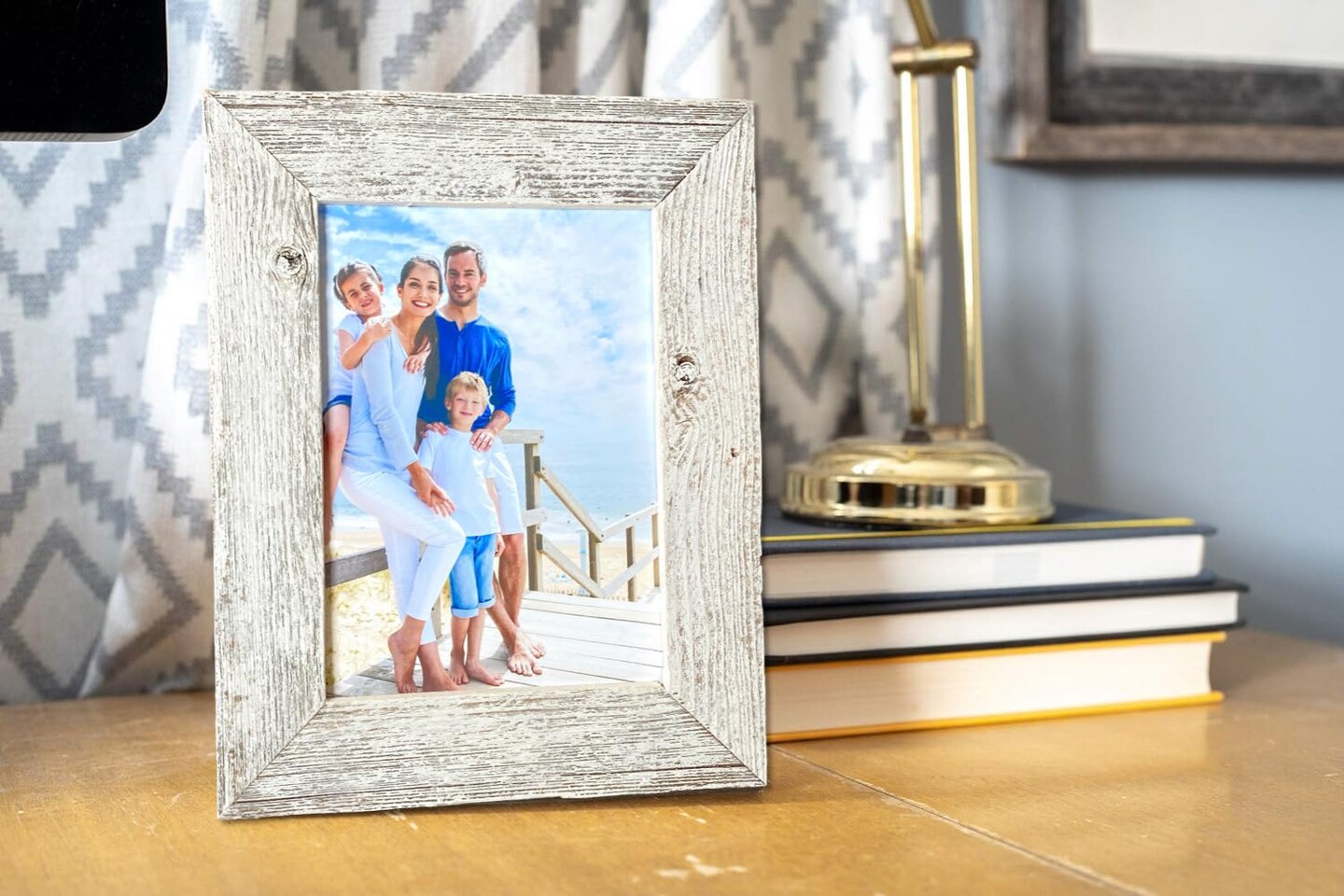 Rustic Farmhouse Standard Tabletop Reclaimed Wood Picture Frame