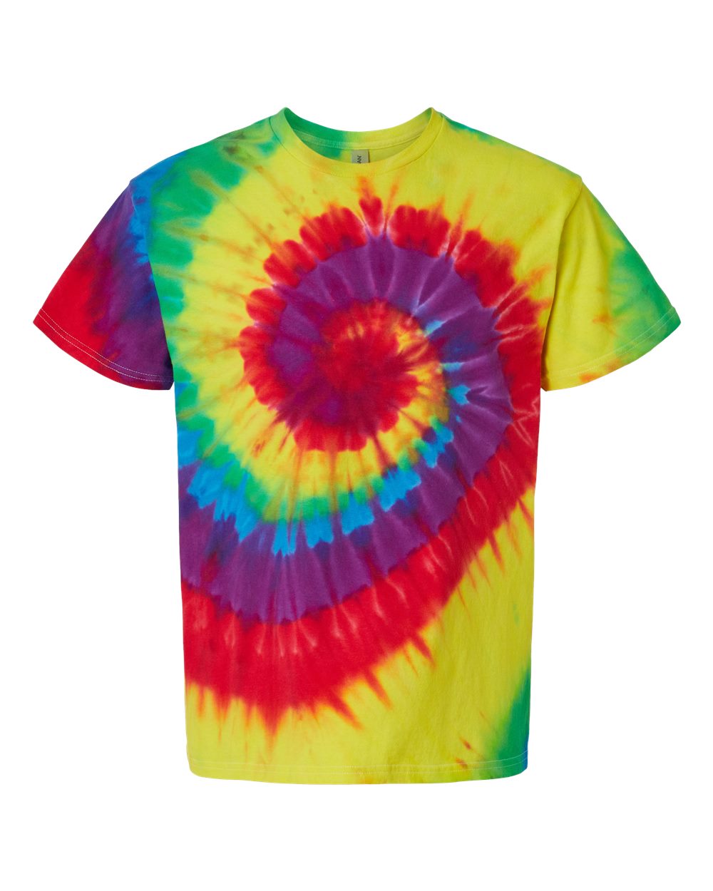 Dyenomite&#xAE; Multi-Color Spiral Tie-Dyed T-Shirt