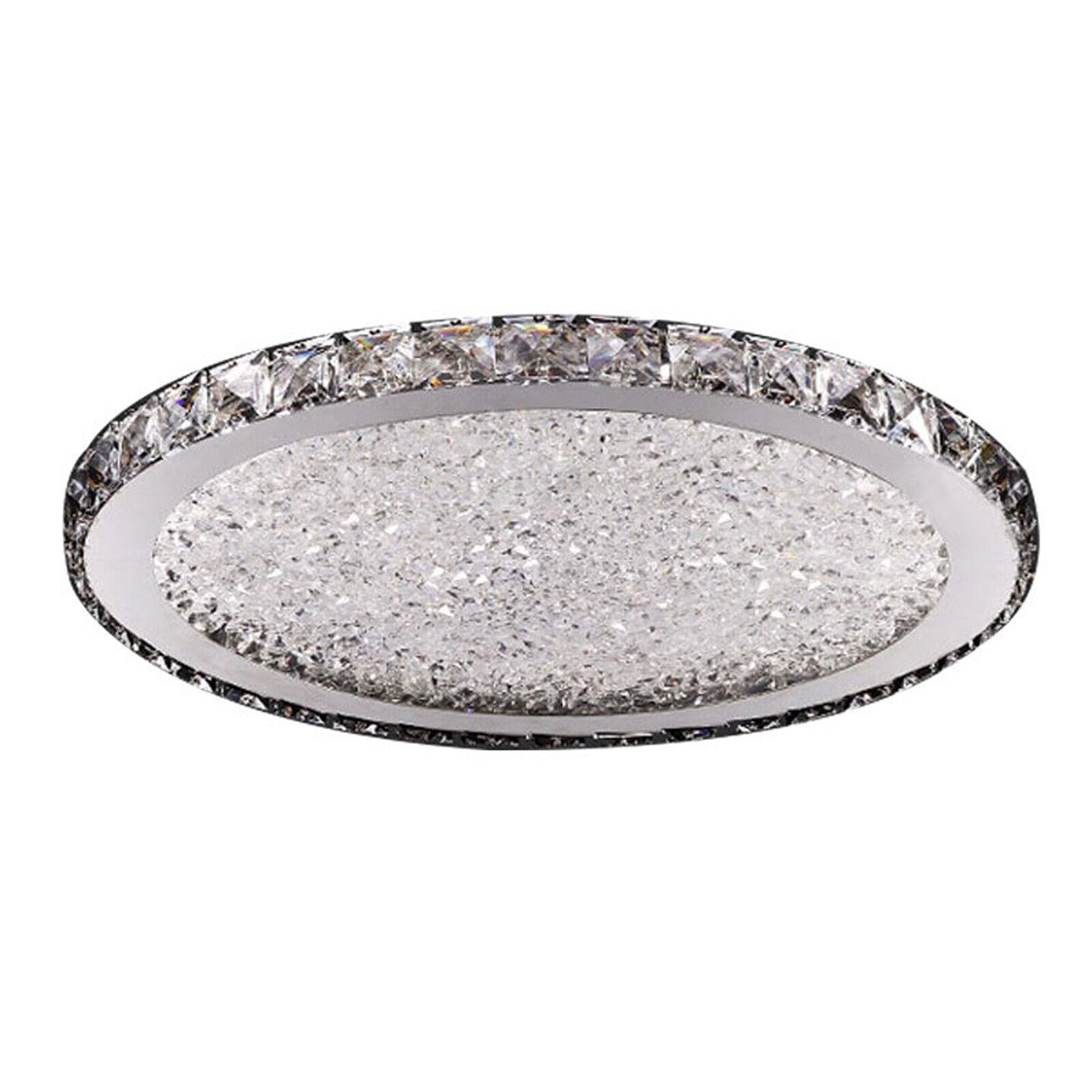Kitcheniva Modern Crystal Flush Mount Chandelier Fixture