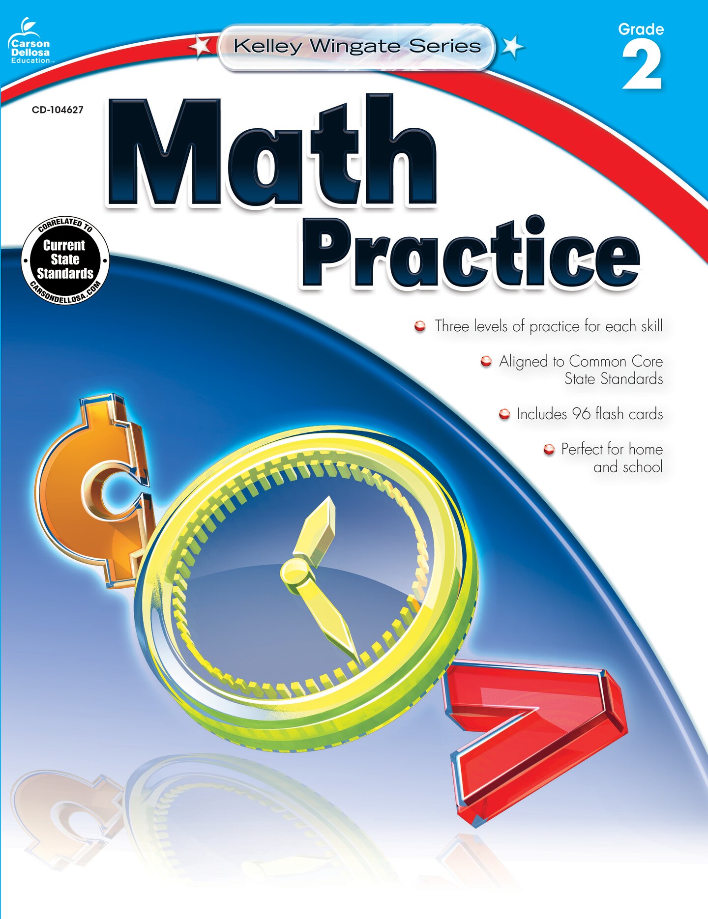 Carson Dellosa 2nd Grade Math Workbook, Word Problems, Algebra, Geometry, Place Value, Addition, Subtraction, and More Common Core Mathematics, Classroom or Homeschool Curriculum