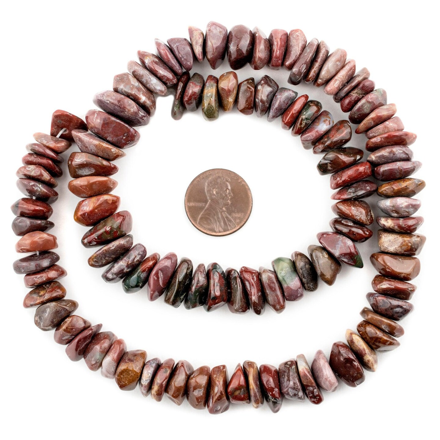 TheBeadChest Red Jasper Chip Beads (10-17mm)
