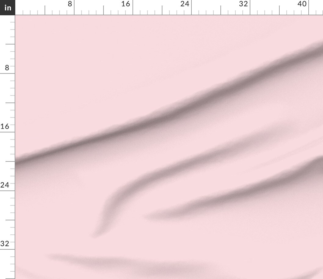 Petal Signature Cotton by the Yard or Fat Quarter Blush Pink Solid Pastel Light Pink Girl Custom Printed Fabric by Spoonflower