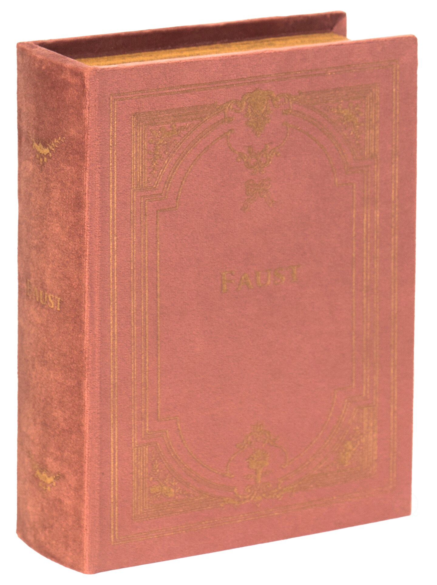 Decorative Vintage Book Shaped Trinket Storage Box