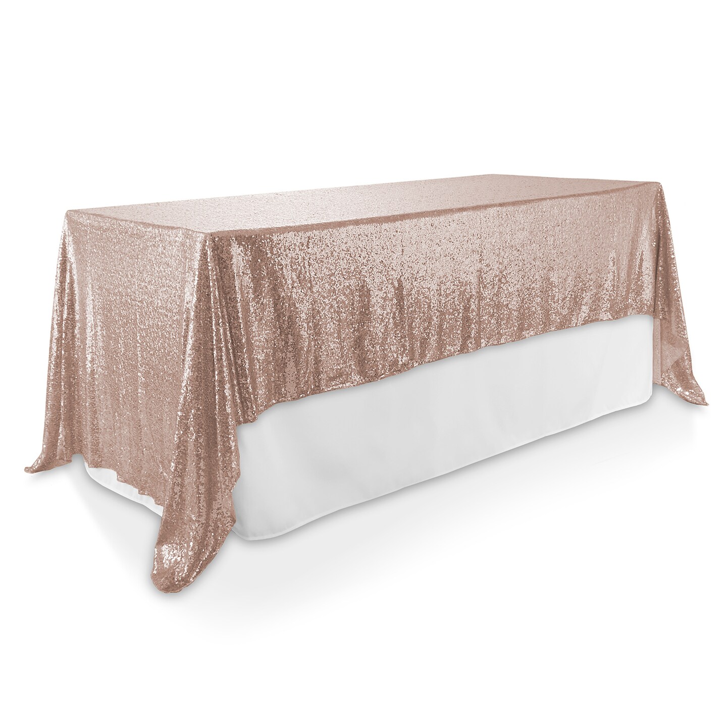 Lann&#x27;s Linens Sequin Tablecloths, Overlay Covers and Table Runners