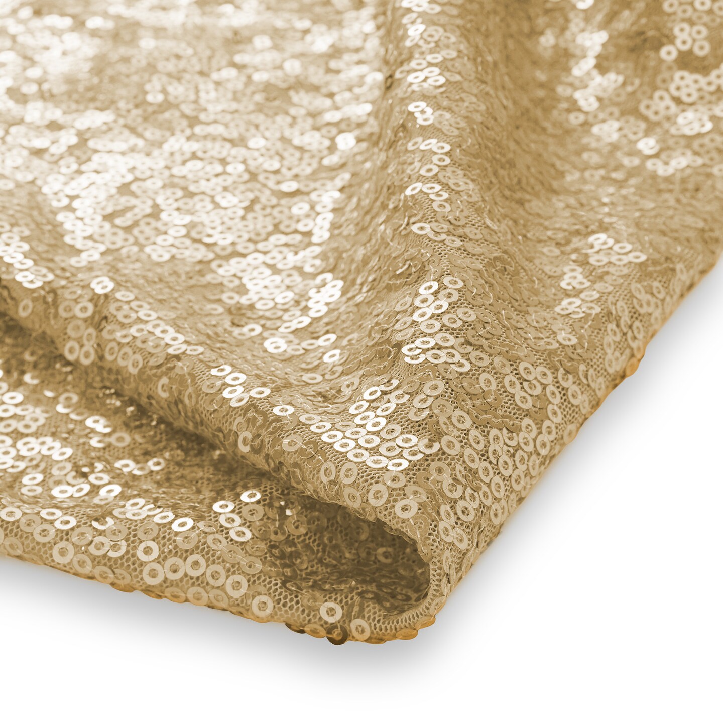 Lann's Linens (Set of 4) Sequin Photography Backdrop Curtains - 2ft x 8ft Tall Glitter Background Panels for Wedding, Party or Photo Booth