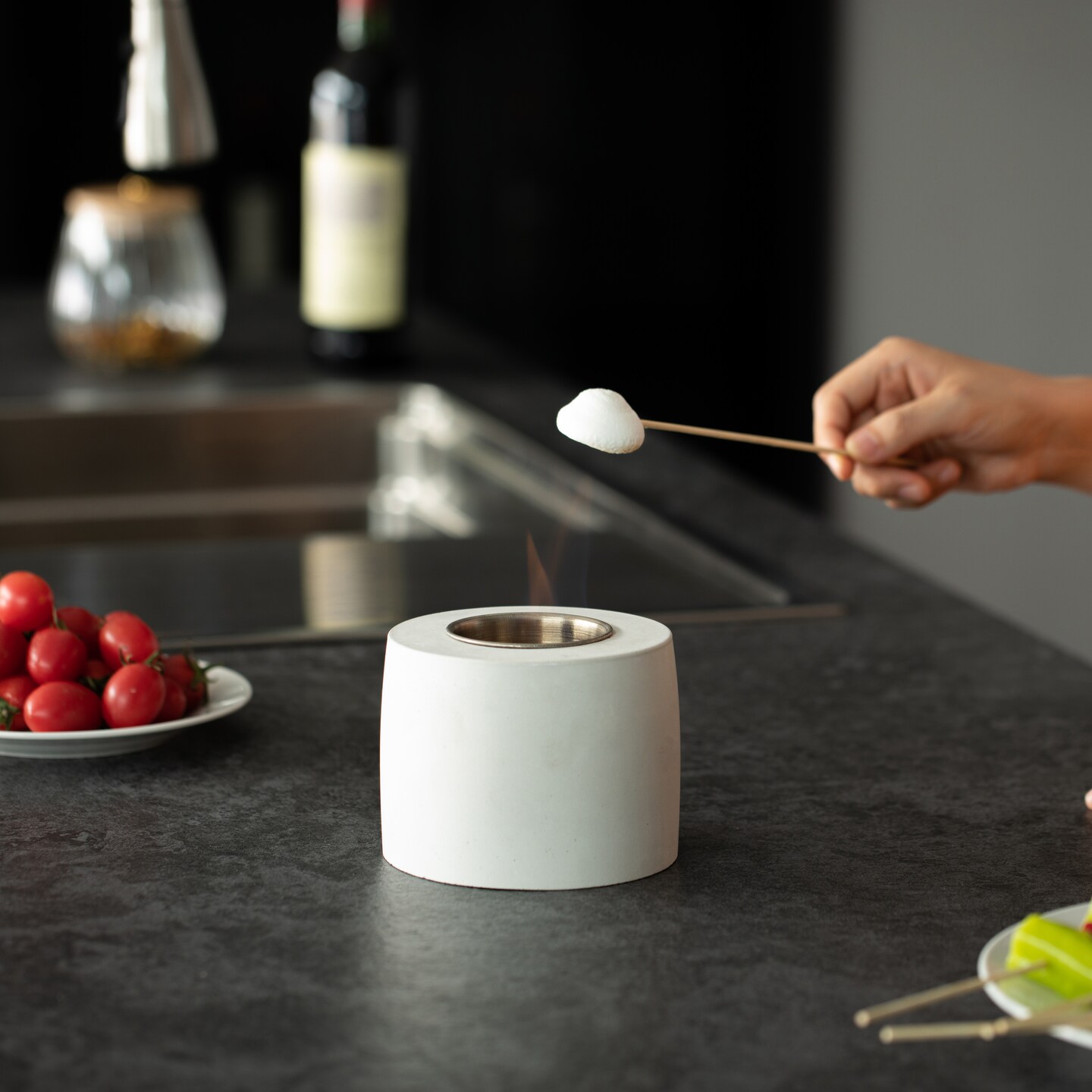 Mini Tabletop Fire Pit Rubbing Alcohol Fireplace Indoor Outdoor