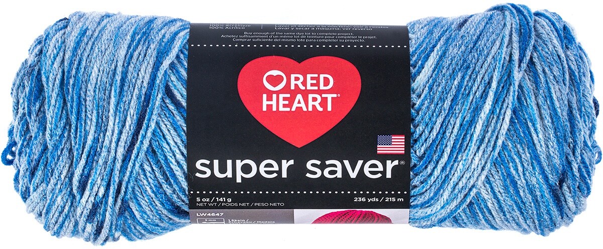Red Heart Super Saver Yarn - Lapis