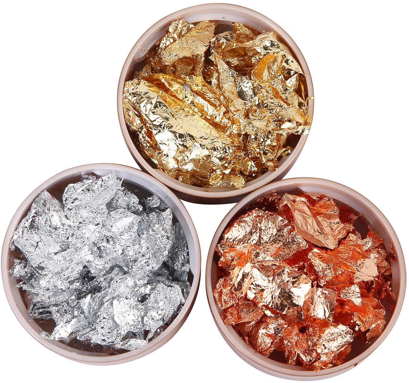 Premium Metallic Flakes for Epoxy Resin Art Copper Silver Gold