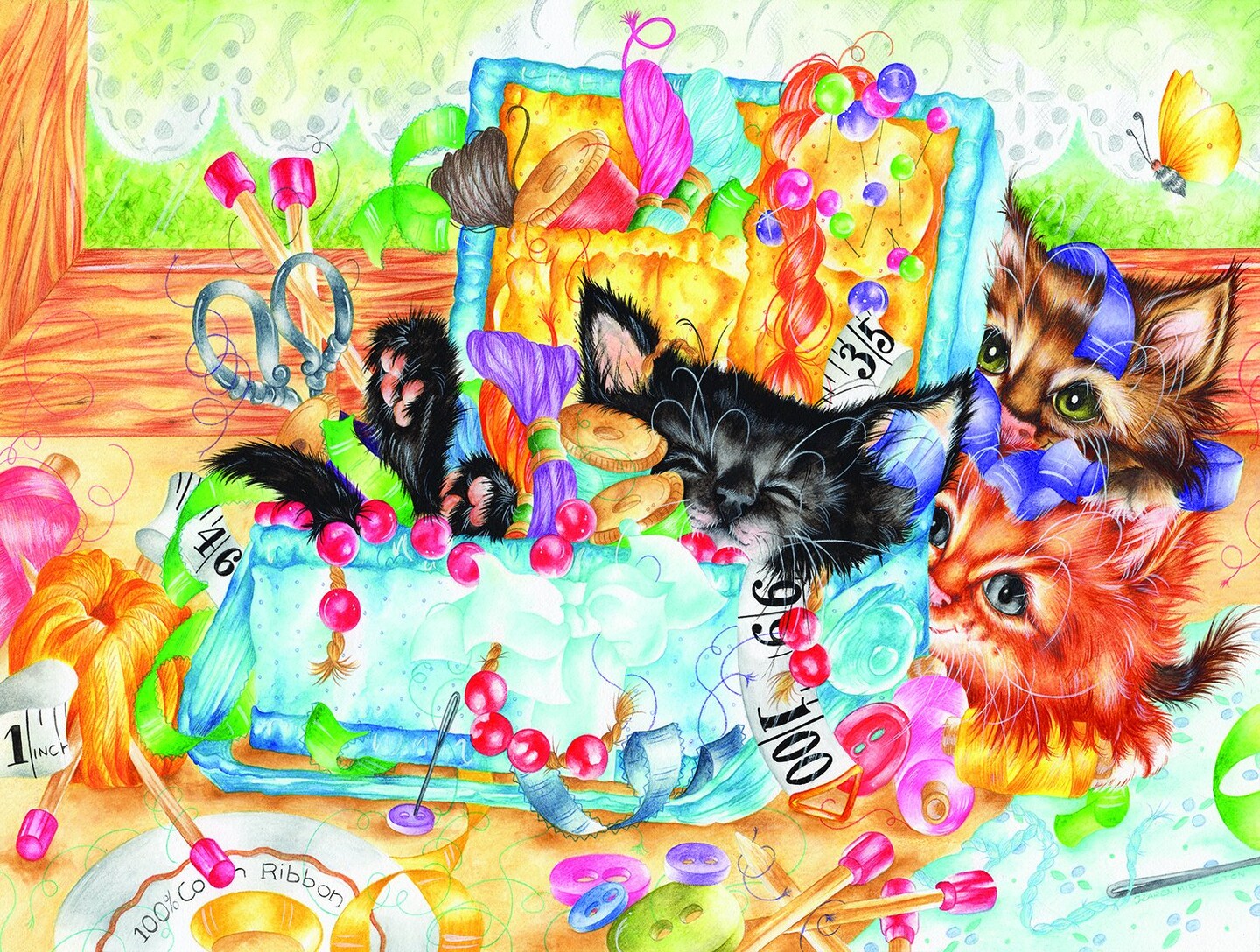 Sunsout Sewing Kits 300 pc   Jigsaw Puzzle 60478
