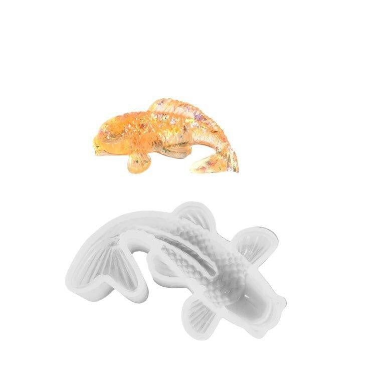 3D Koi Fish Mold for Epoxy and UV Resin Art