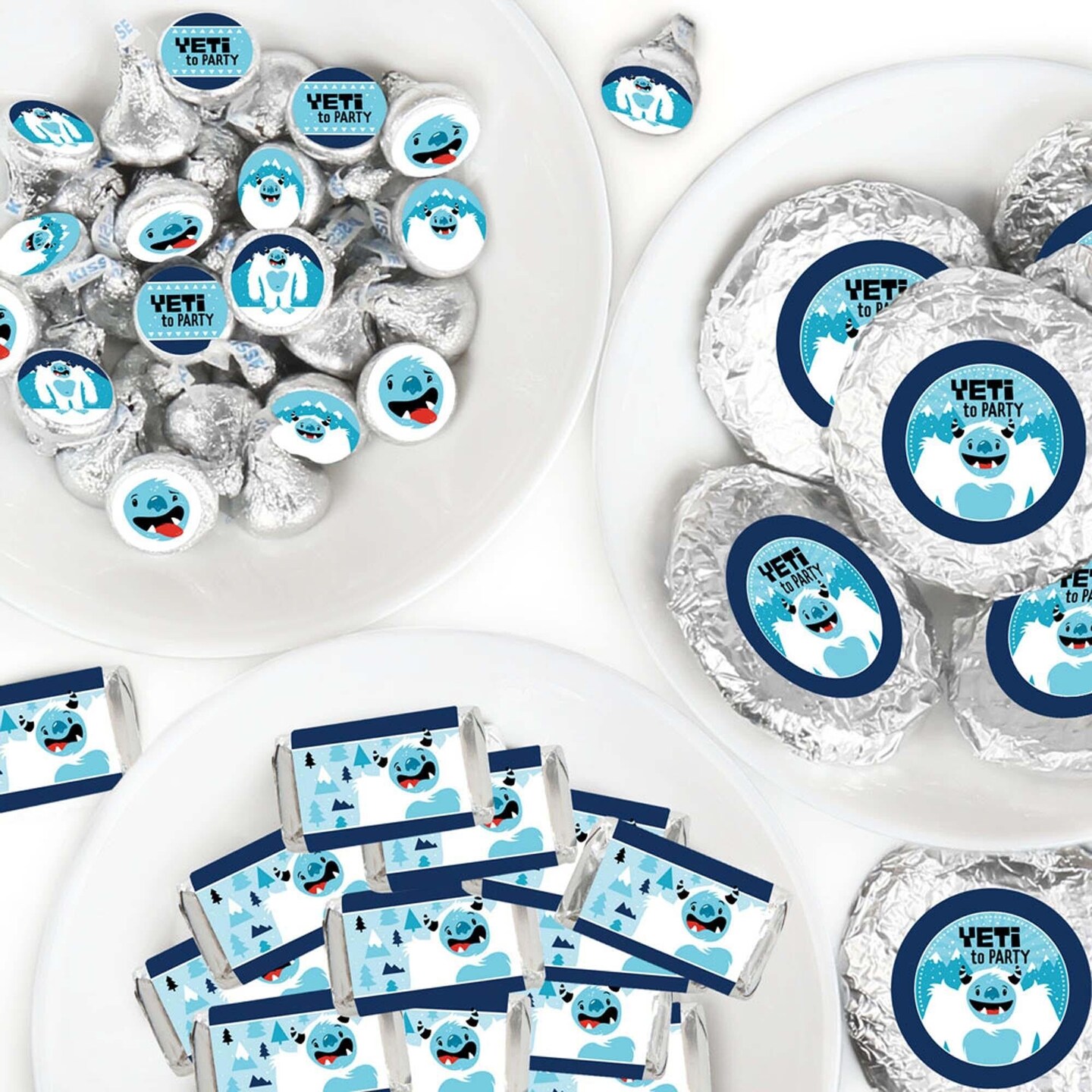 Big Dot Of Happiness Yeti to Party - Mini Candy Bar Wrapper