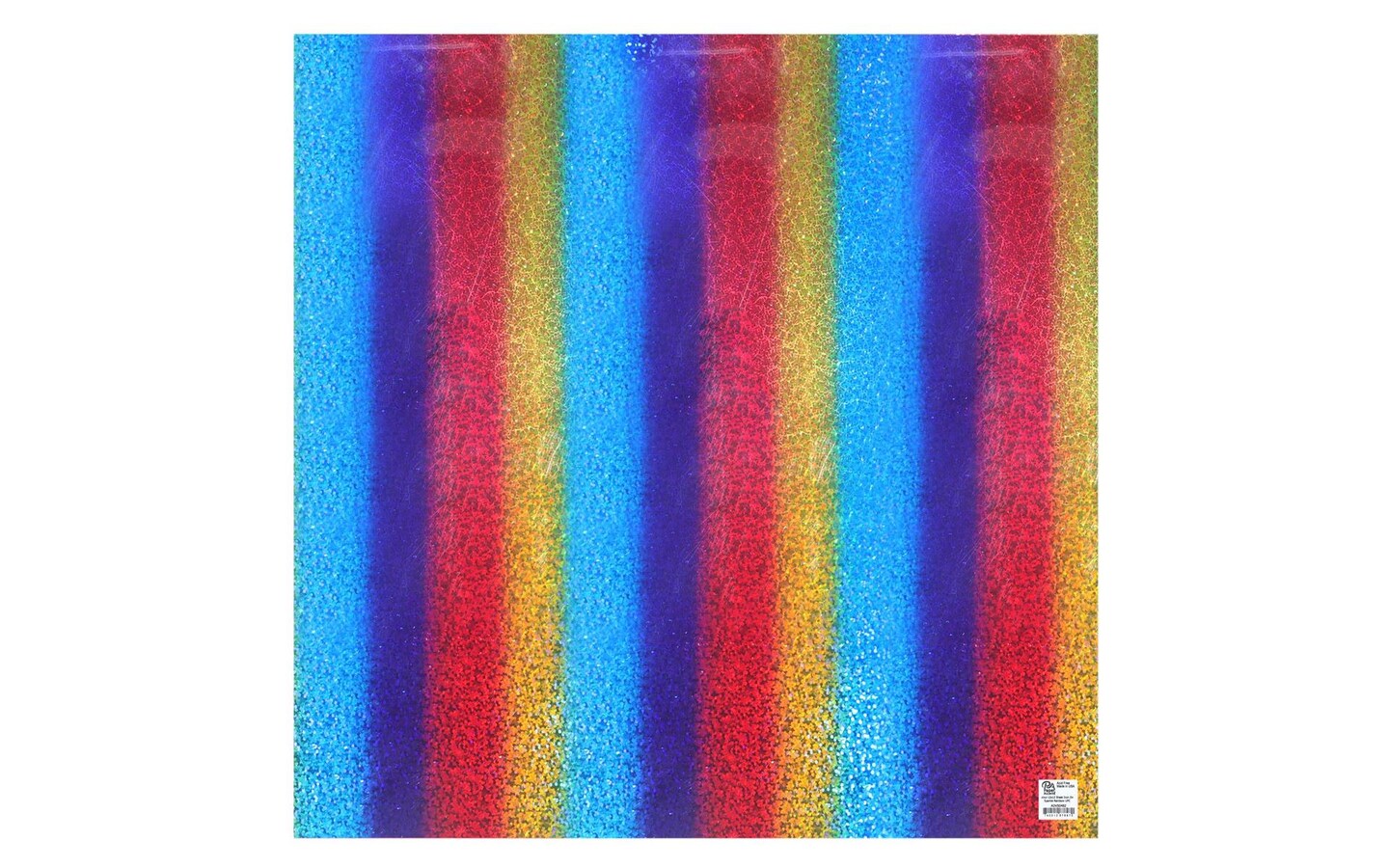 Vinyl 12x12 Sheet Iron On Sparkle 12pc Rainbow UPC