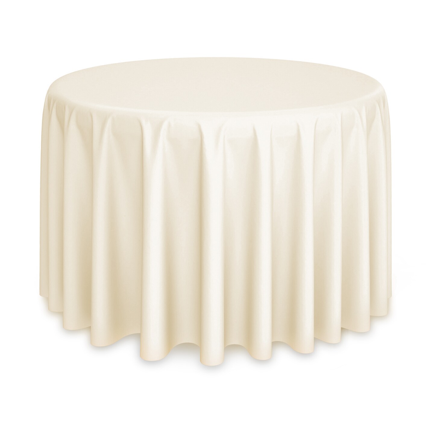 Lann's Linens - Round Premium Tablecloth for Wedding / Banquet / Restaurant - Polyester Fabric Table Cloth