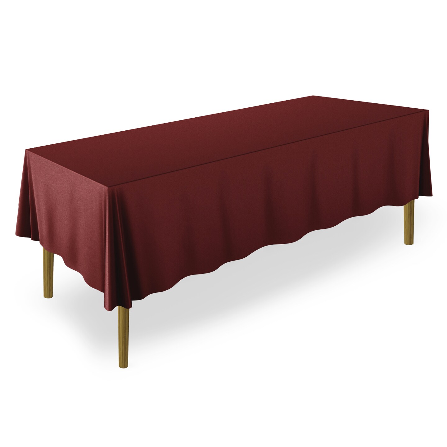 Lann's Linens - Premium Tablecloth for Wedding / Banquet / Restaurant - Rectangular Polyester Fabric Table Cloth