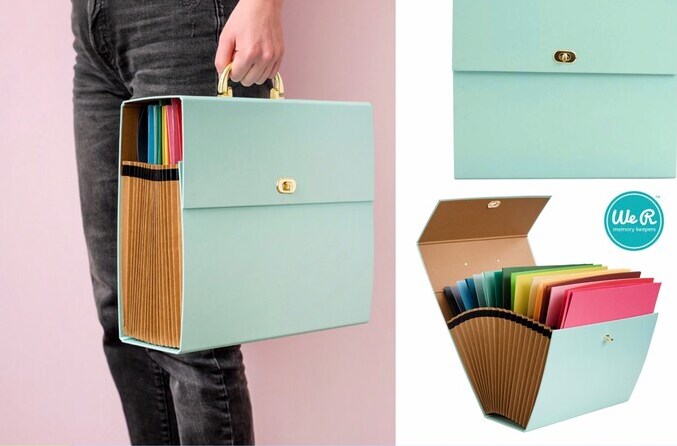 We R Memory Keepers - 12x12 Accordion Paper Storage - Mint 60000272