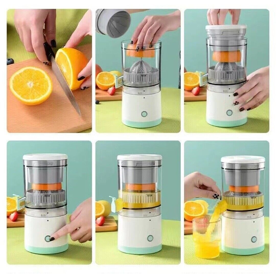 Portable Rechargeable Mini Citrus Juicer 13.5Oz Abs Plastic For Fresh Juice