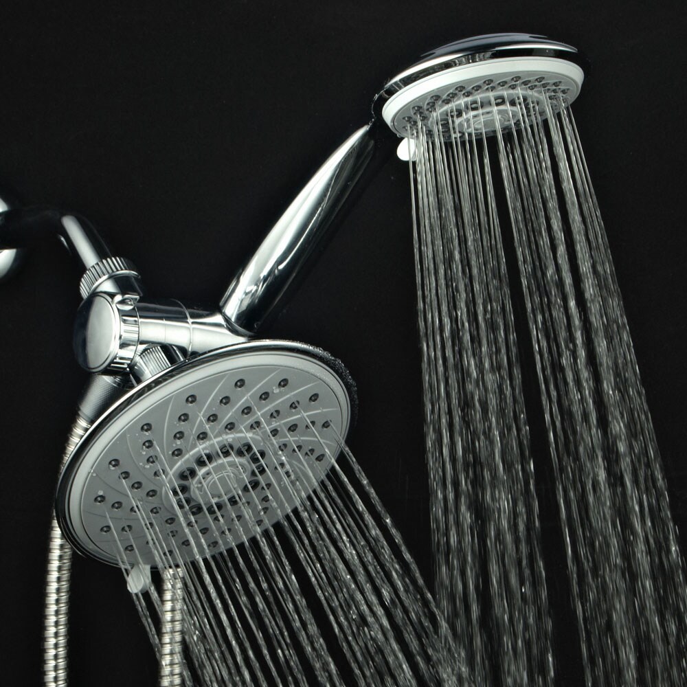 Hotelspa Multi Function Rainfall Shower Head Combo 6 Settings 3 Way Diverter