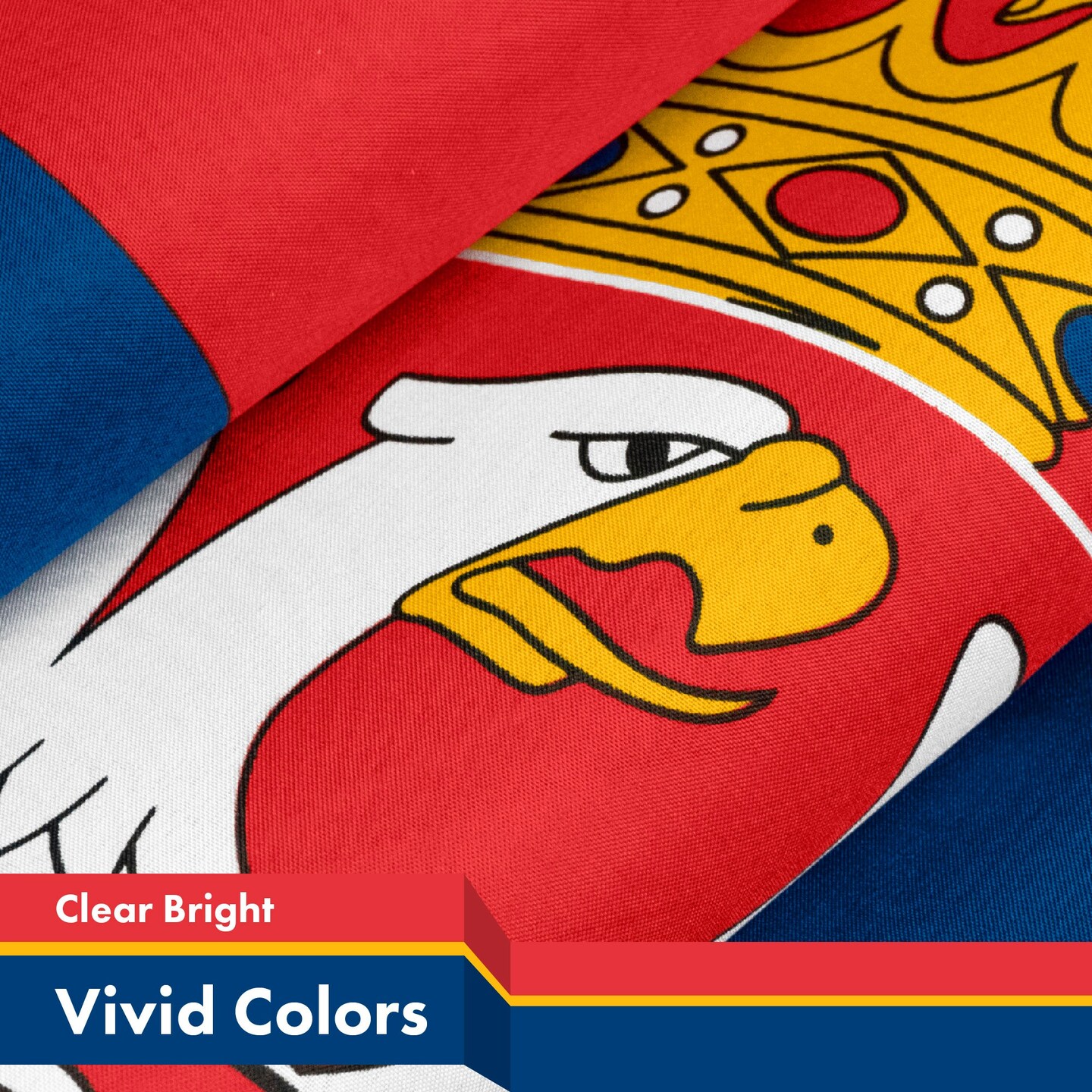 Serbia Serbian Flag 3x5 Ft 5-Pack 150D Printed Polyester By G128