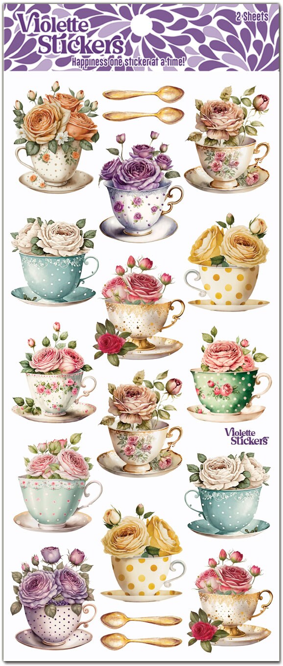 Rosie Teatime Stickers - 3 Pack