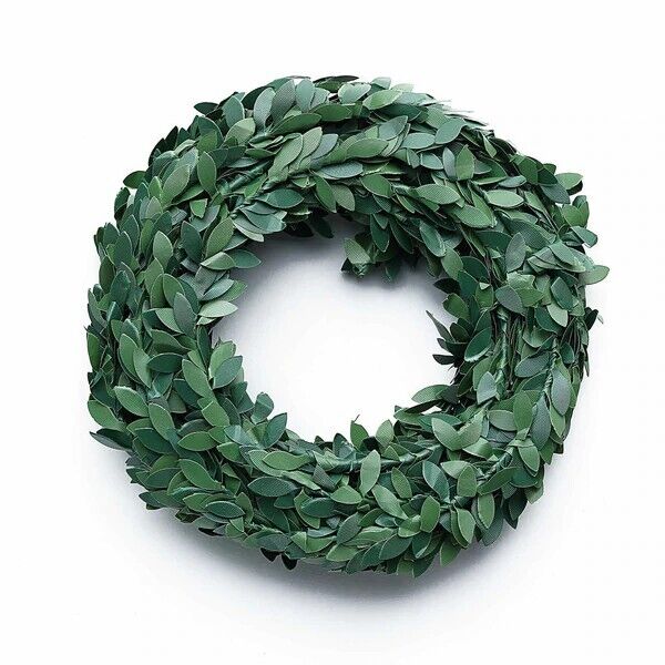 10 ft 30 LED Green Leaves Fairy Lights Battery Operated Garland Centerpieces
