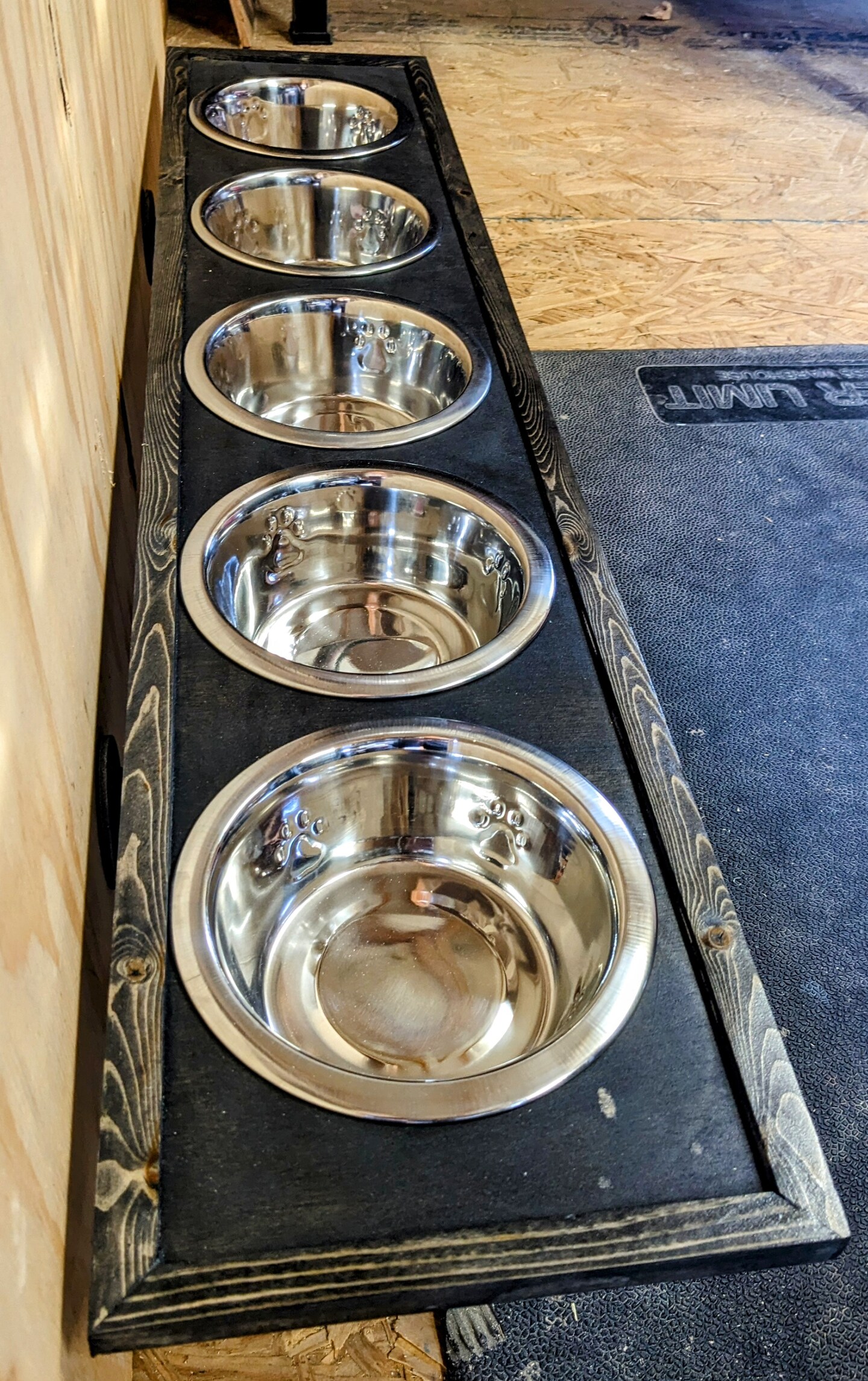 Dog Bowl Stand ,Raised Feeder, 5 Bowl Dog Feeder, Pet feeder, Elevated Dog  Bowl Stand | MakerPlace by Michaels