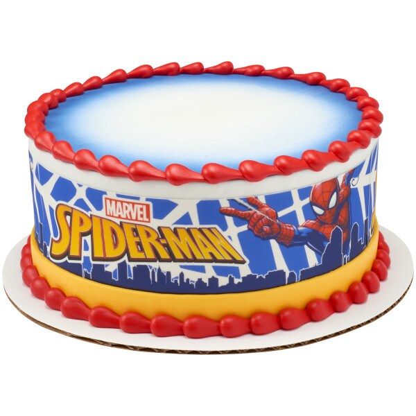 Marvel&#x27;s Spider-Man&#x2122; In Action Edible Cake Topper Image Strips