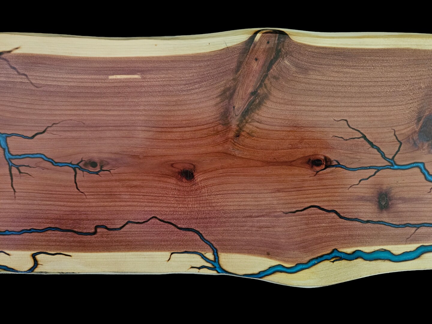 Live Edge, Charcuterie Board, Lichtenberg fractal burning, Epoxy, Resin, Serving Tray, Unique gift idea product 4