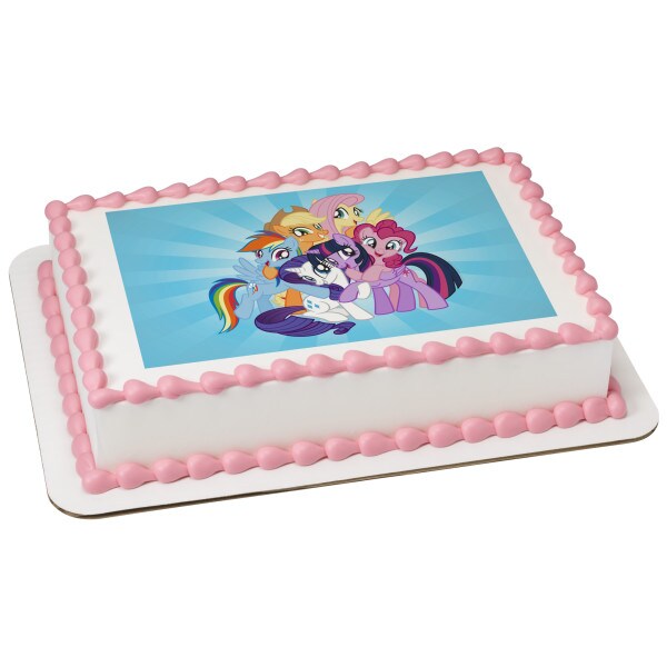 My Little Pony&#x2122; Edible Cake Topper Image - 1/4 Sheet