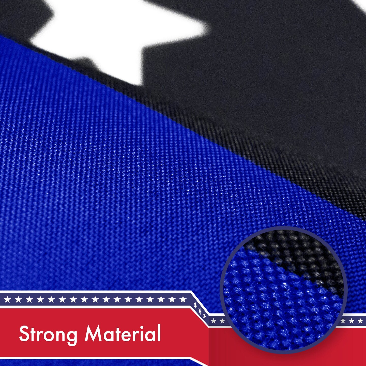 Thin Blue Line American Flag 3x5 Ft 3-Pack Printed 150D Polyester By G128