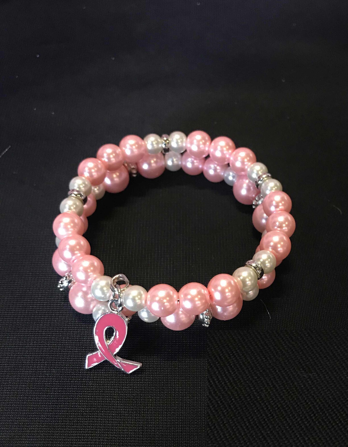 Personalized Breast Cancer Bracelet, Pink hotsell Ribbon Awareness Jewelry, Name Bracelet