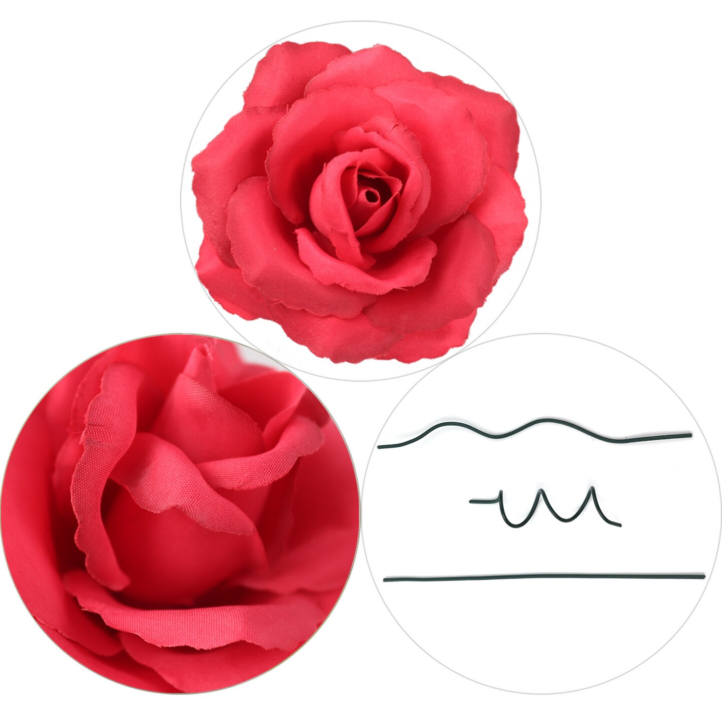 100-Pack: Beauty Rose Picks, 8" Stems, 3" Wide by Floral Home®