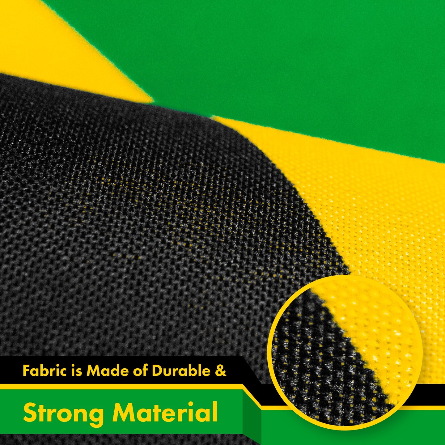 Jamaica Jamaican Flag 3x5 Ft 5-Pack 150D Printed Polyester By G128