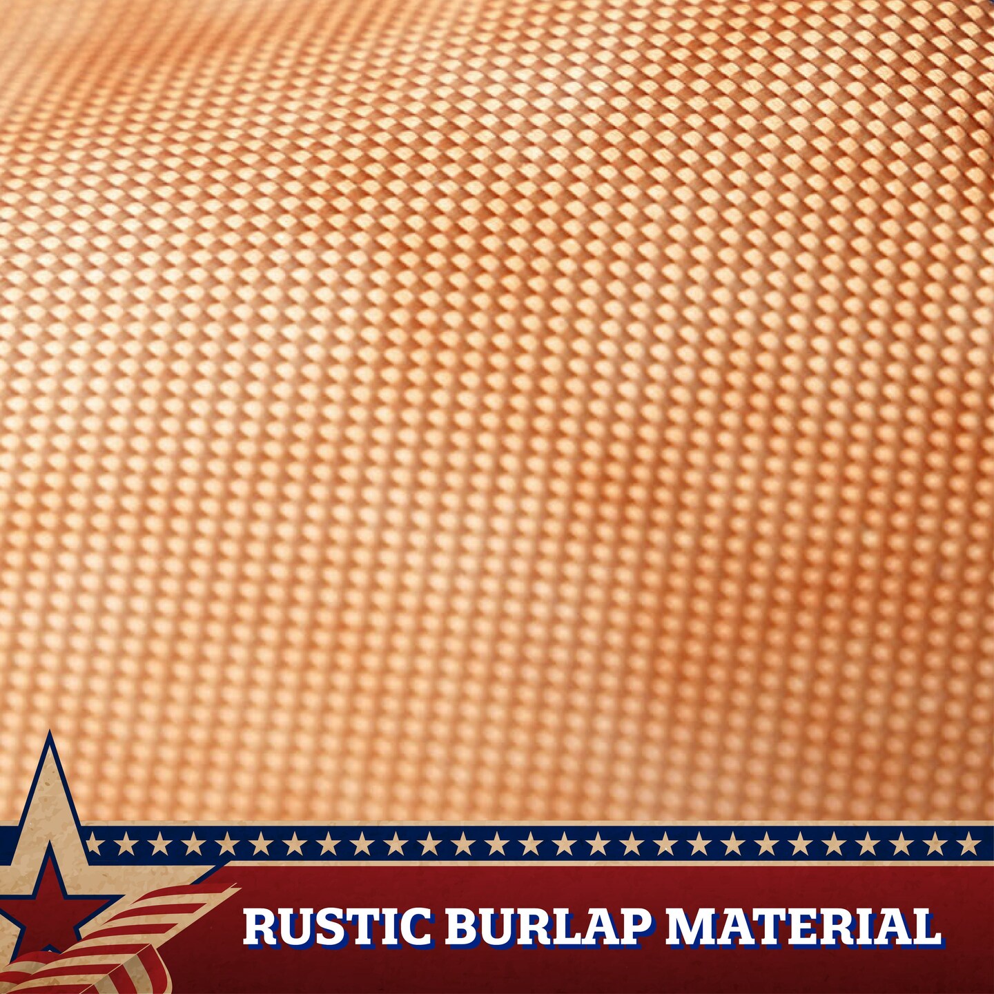 G128 - 2 Pack: USA Tea Stained Pleated Fan Flag 2x4FT Embroidered Polyester Stars and Stripes