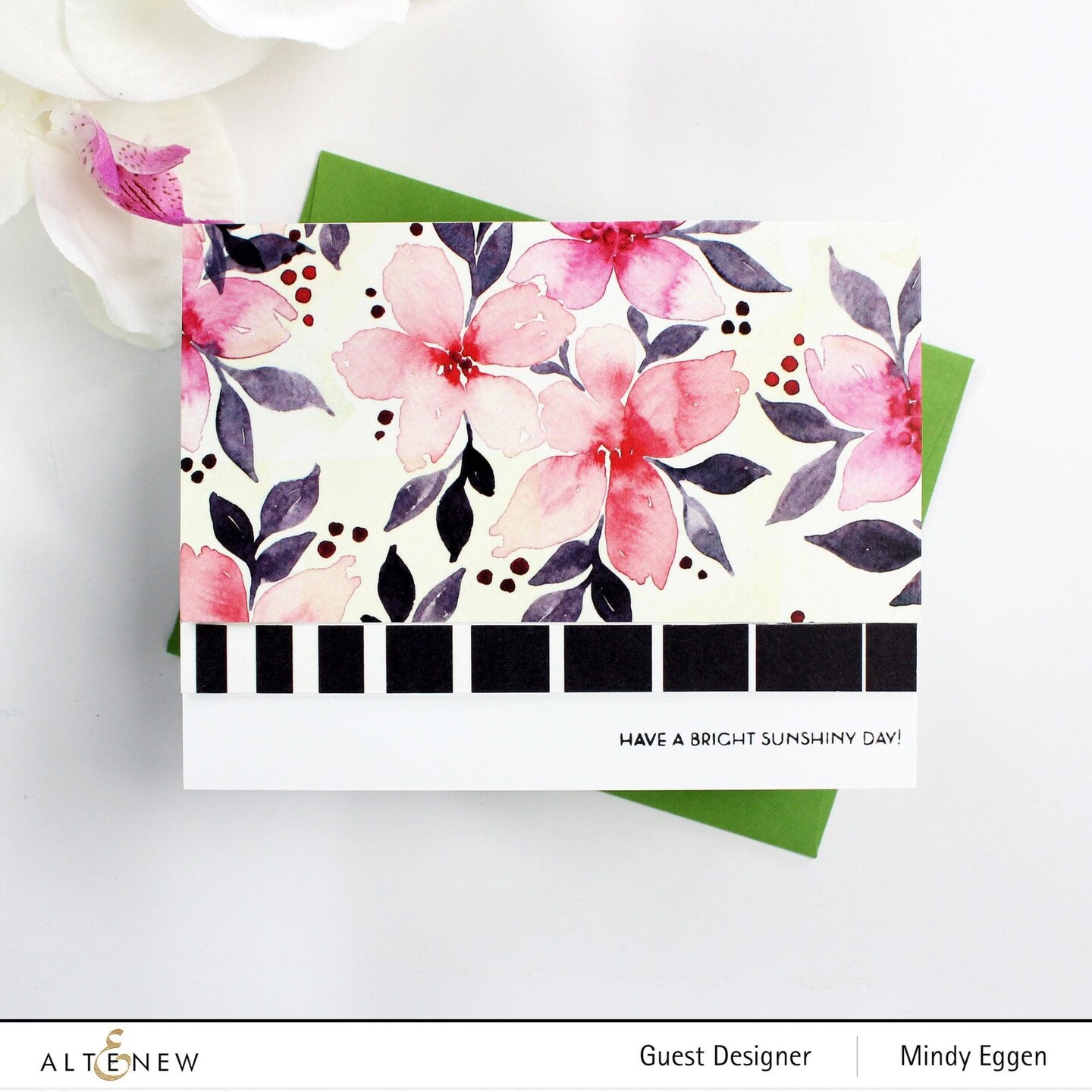 Gradient Lines Wide Washi Tape