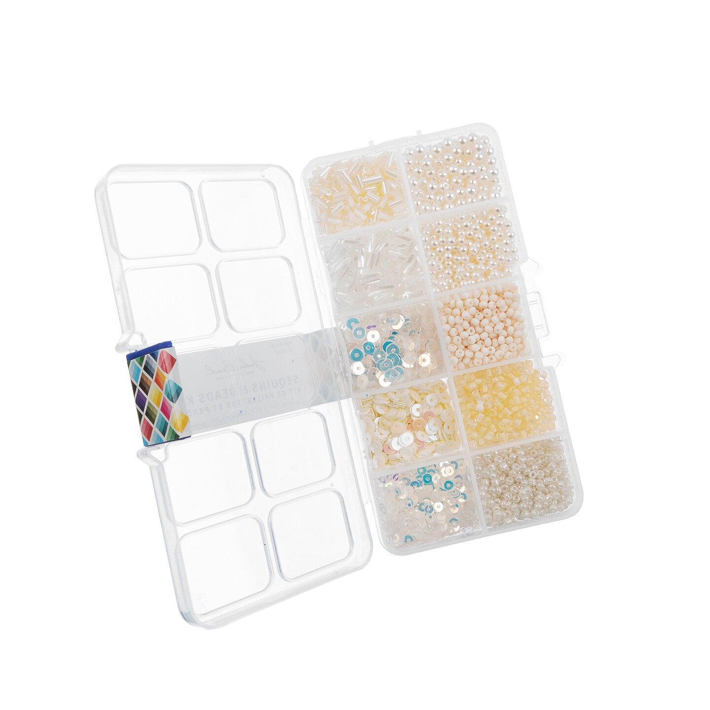 John Bead 10 Types Mix Sequins &#x26; Beads Kit
